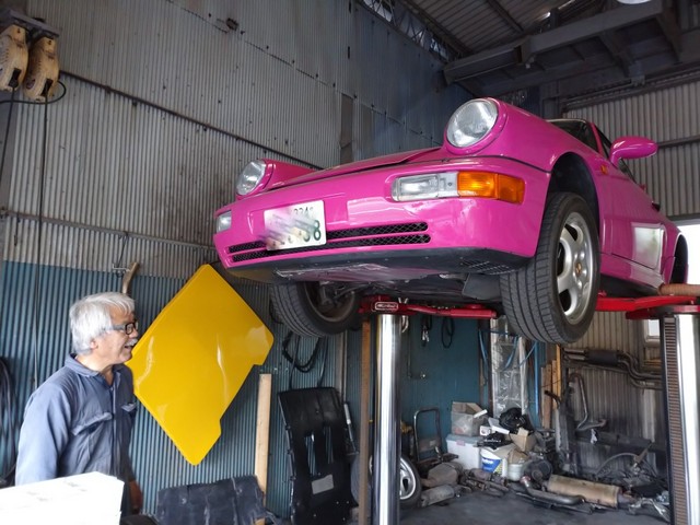 ポルシェ964タルガ車検整備