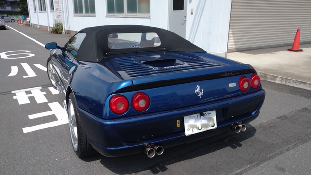 F355スパイダー継続車検